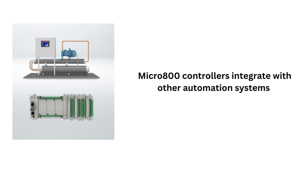 How easily can Micro800 controllers integrate with other automation systems?