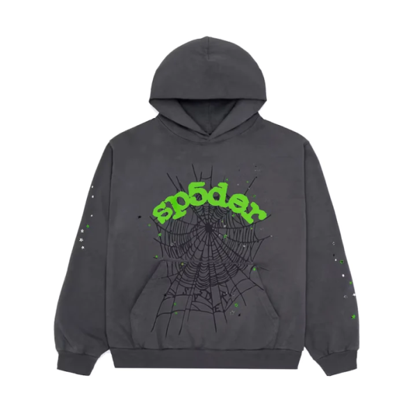 Sp5der Grey Hoodie