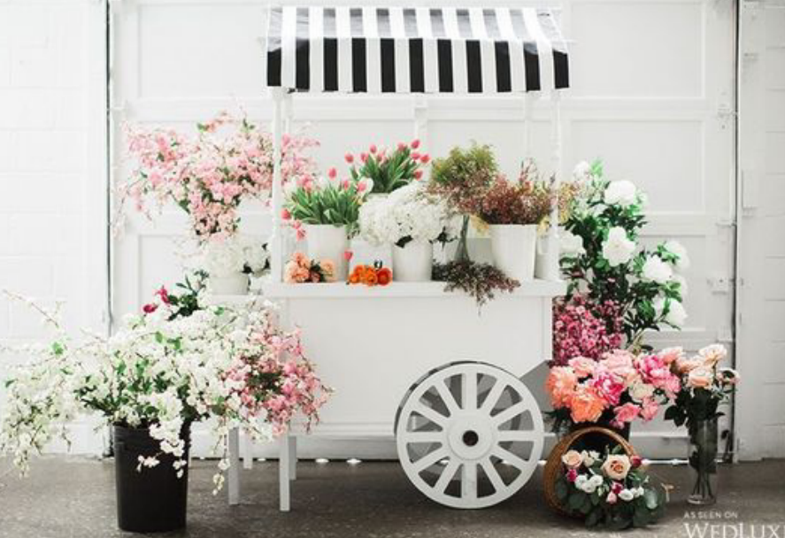 Why Flower Carts Are Perfect for Weddings in New York?