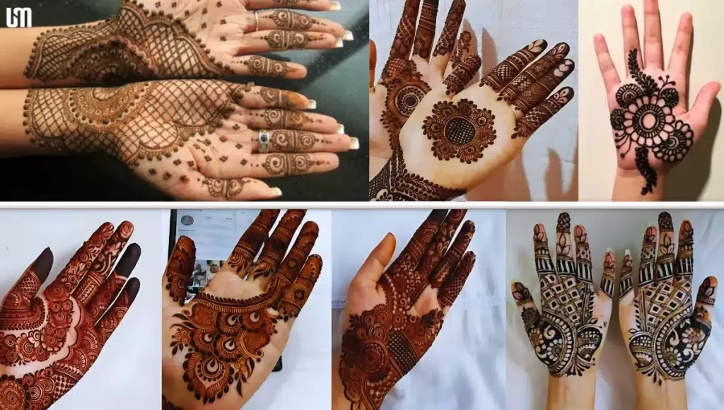 front hand mehndi design