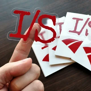 Custom Clear Cut Stickers: Sleek and Durable